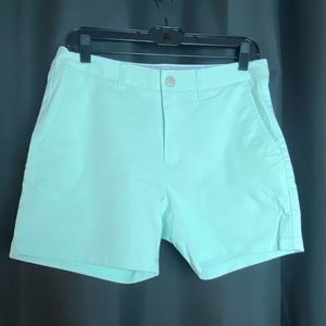 Mint colored 5” Bonobos shorts mens size 30